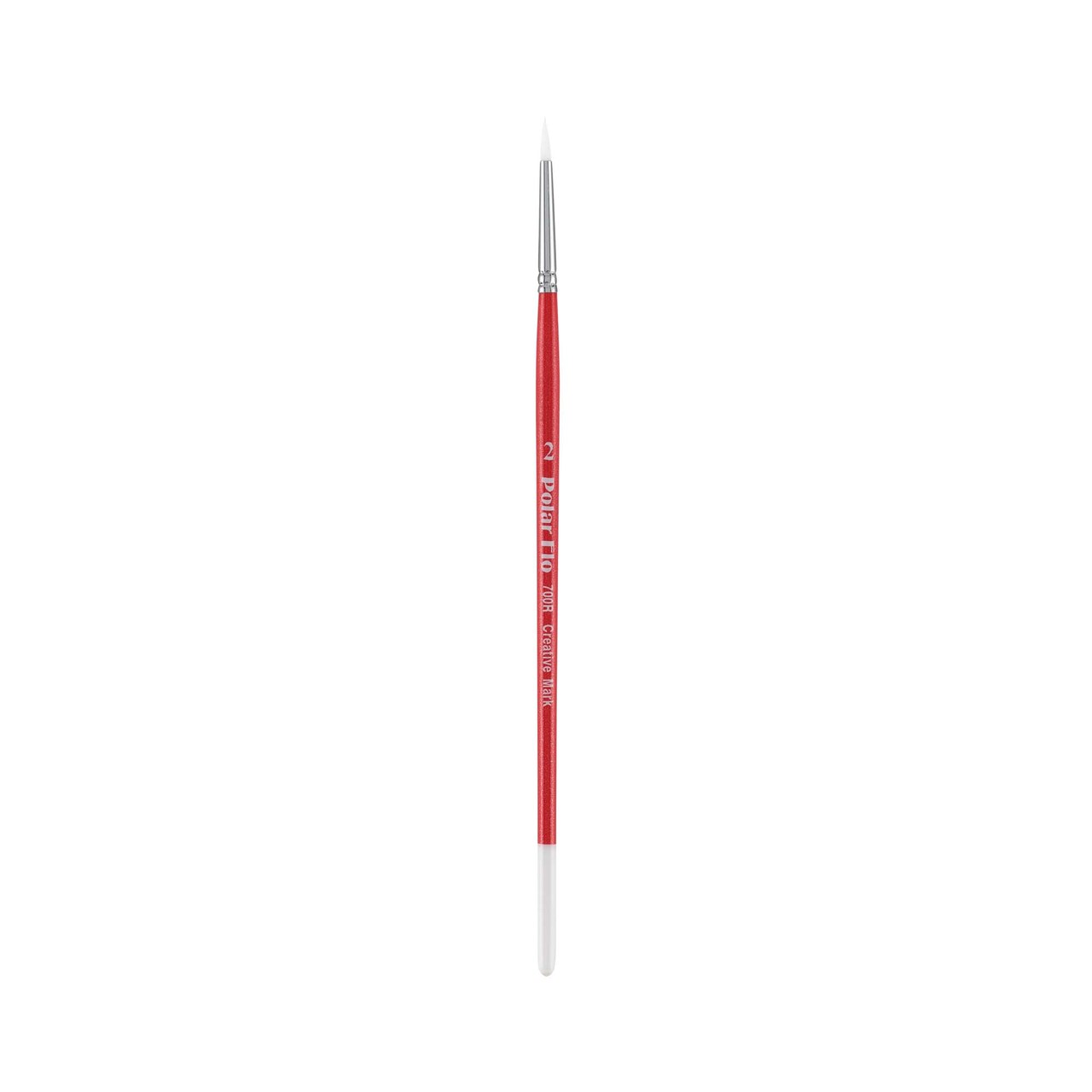 Creative Mark Polar Flo Professional Watercolor Brushes - Round - Short Handle, Nickel-Plated Seamless Brass Ferrule - Art Paint Brushes for Acrylic Painting, Watercolor, Gouache, and More